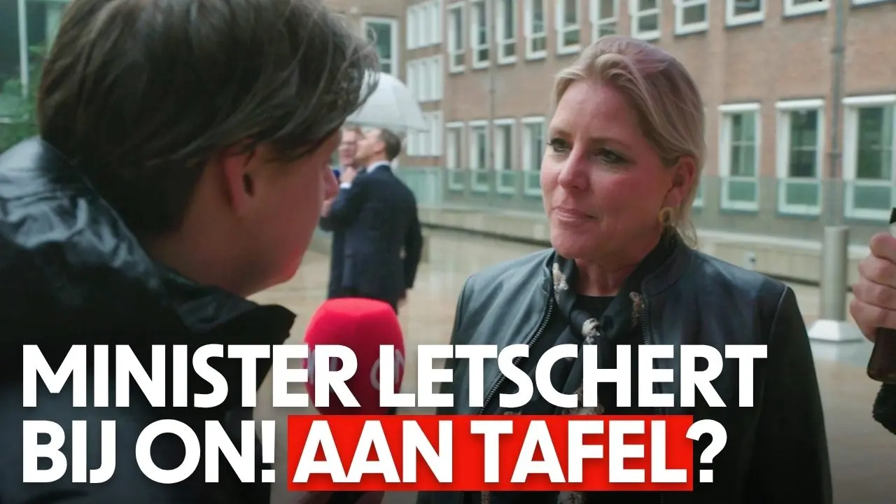 Minister Letschert wil niet aanschuiven bij Ongehoord Nieuws