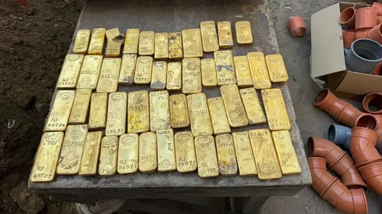 Belgische bouwvakkers stuiten op 9 miljoen euro aan goud bij rioolwerk