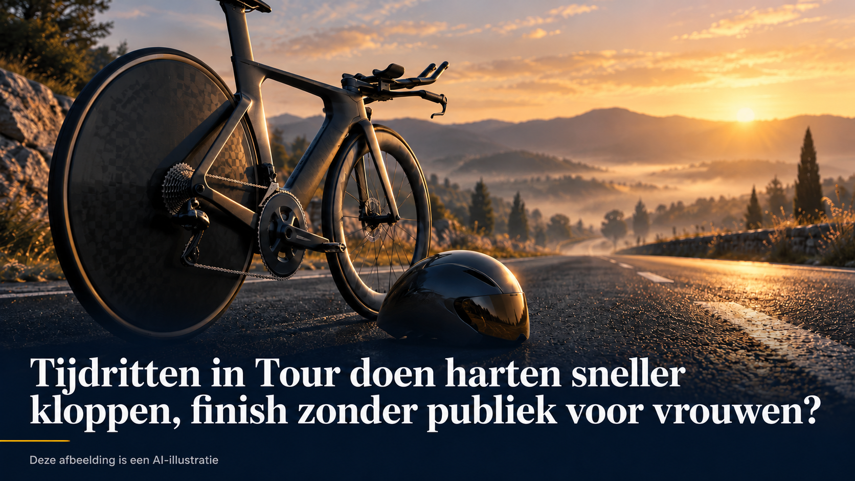 Tijdritten in Tour doen harten sneller kloppen, finish zonder publiek voor vrouwen?